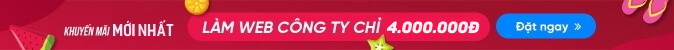 Khuyến mãi thiết kế website